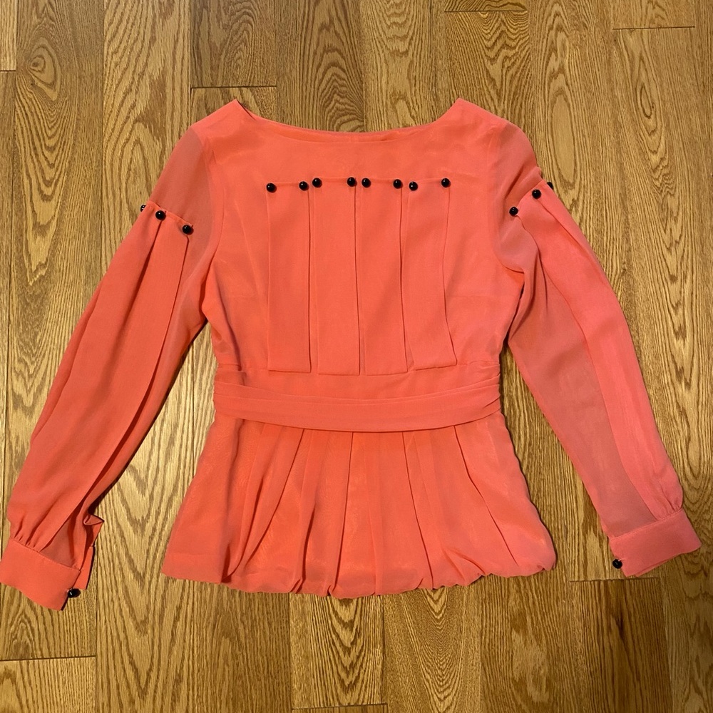 Gorgeous, original and elegant pink blouse for any occasion. Made by Nisse